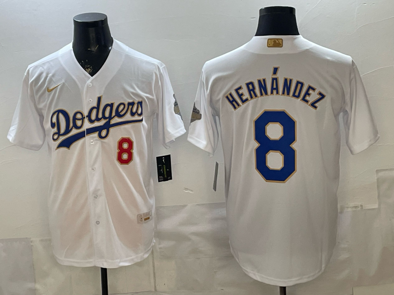 Men Detroit Tigers #8 Hernandez white Game Nike MLB Jersey 0402001